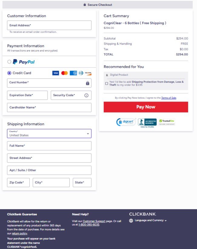 cogniclear-secure-payment-pay-now